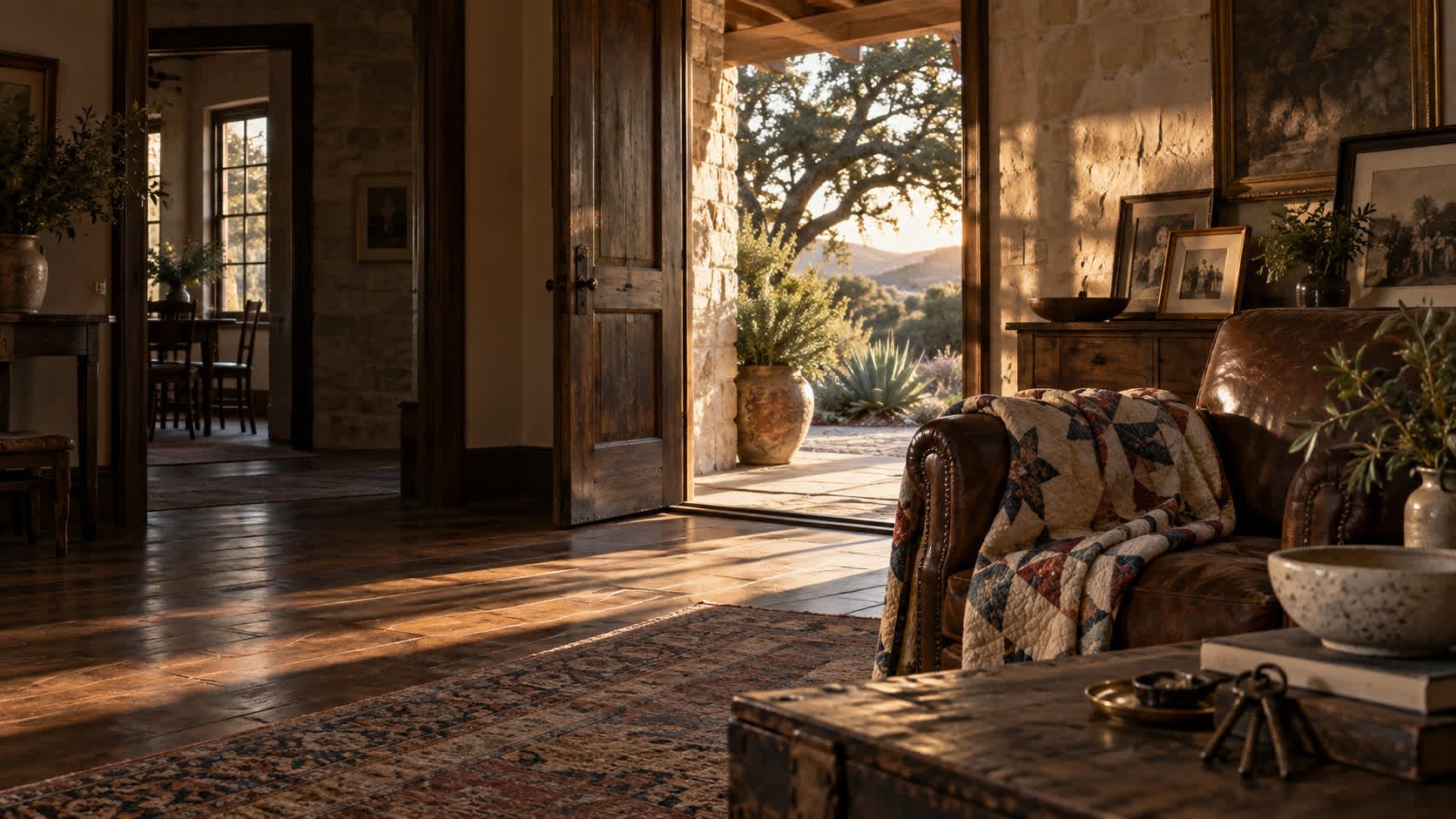 A welcoming Texas home filled with character